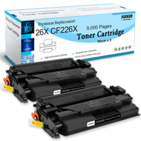 Toner Compatible ASEKER 26X pour HP LaserJet Pro - Haut Rendement 9000 Pages