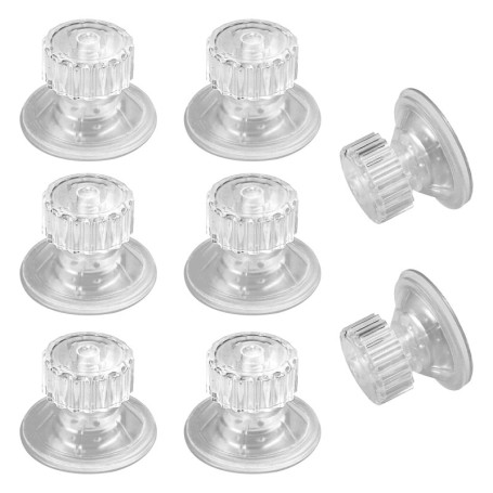 Lot de 8 ventouses transparentes haute adhérence pour auvent et camping