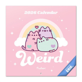Calendrier Mural 2026 Pusheen - Organisation Kawaii pour Votre Année