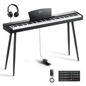 Piano Numérique Eastar EUP-80 avec Accessoires Complets pour Débutants