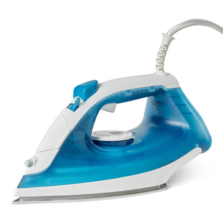 Fer à Vapeur Amazon Basics 1800W avec Semelle Antiadhésive - Bleu