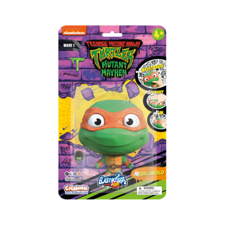 Figurine Elastikorps HeroPop Tortues Ninja - Michelangelo 10 cm