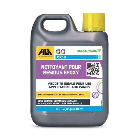 FILA CR10 Nettoyant Professionnel pour Résidus Époxy - 1 L