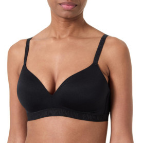 Soutien-Gorge Rembourré Triangle Noir Emporio Armani