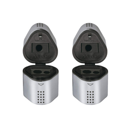 Lot de 2 Taille-Crayons Ergonomiques Faber-Castell Grip