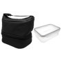 Boîte à Lunch Isotherme NERTHUS avec Récipient Hermétique - 1L, Double Compartiment, Sac Pratique