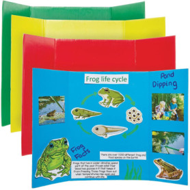 Lot de 4 Tableaux de Présentation Colorés Baker Ross - Idéal pour Bricolage et Projets