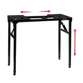 Table Utilitaire Ultra-Robuste pour Clavier et Équipement DJ