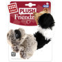 Jouet en Peluche Siffleur pour Chien et Chat - GiGwi 30 cm Noir/Gris