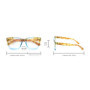 Lunettes de Lecture Gian Marco Venturi Ischia Bleu Multicolore +2,50