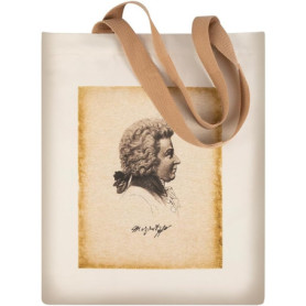Sac fourre-tout réutilisable HilerPunk avec portrait de Mozart