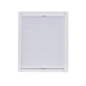 Store Plissé Nid d'Abeille Occultant Blanc 130x150 cm - Sunlines