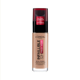 Fond de Teint Fluide Infaillible 32h L'Oréal Paris - Sable Beige 225 - 30 ml