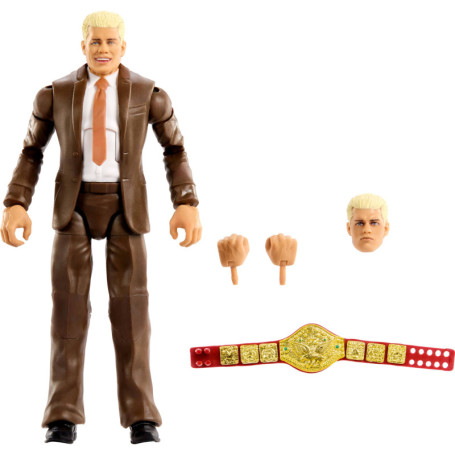 Figurine Articulée WWE Élite Cody Rhodes 15 cm avec Accessoires
