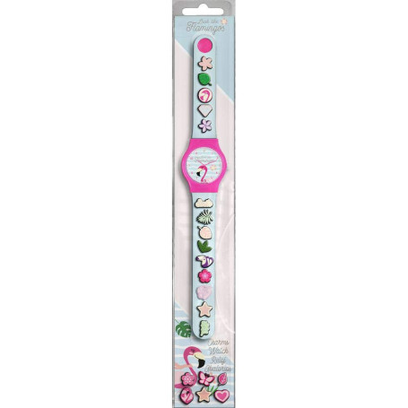 Montre d'apprentissage Kids Licensing avec flamants roses