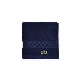 Gant de Toilette Lacoste Heritage Supima en Coton Bleu Marine