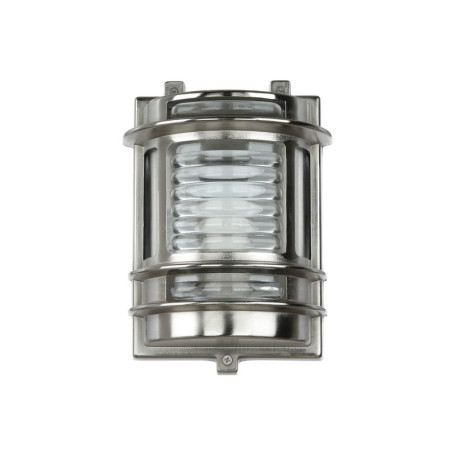 Applique Murale Extérieure en Verre et Laiton Nickelé - Style Maritime GRACIA