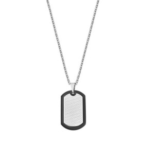 Collier en Acier Inoxydable Argenté pour Homme - LOTUS Style LS2211-1/1