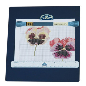 Tableau Magnétique DMC Petit Modèle en Métal Blanc - 31,5 x 39,2 cm