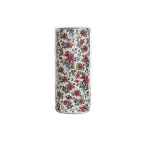 Porte-Parapluie Rond en Porcelaine avec Roses Colorées - DRW