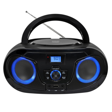 Lecteur CD Portable Silva Schneider MPC 25.7 BT avec Bluetooth et Radio FM