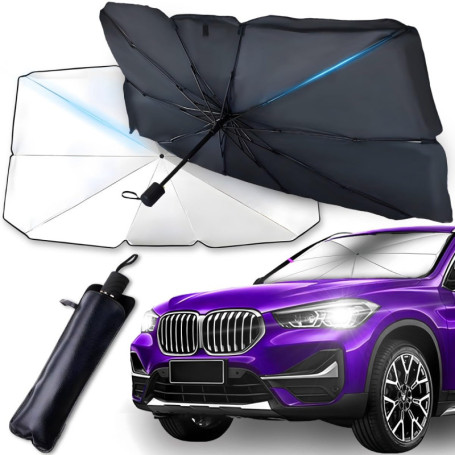 Pare-Soleil Universel Retoo pour Voiture - Protection UV Pliable 123x65 cm