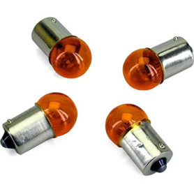 Kit de 4 Ampoules Clignotantes Orange 12V 10W pour Moto et Scooter