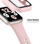 Raradev 3 en 1 pour bracelets Apple Watch 40/41/42 (série 10) /44/45/46 mm avec étui et protection d'écran, bracelet de sport en