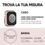 Raradev 3 en 1 pour bracelets Apple Watch 40/41/42 (série 10) /44/45/46 mm avec étui et protection d'écran, bracelet de sport en