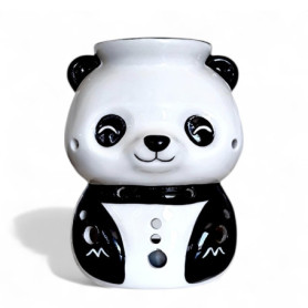 Brûle-Parfum Panda en Céramique – Diffuseur d'Huiles Essentielles Mignon