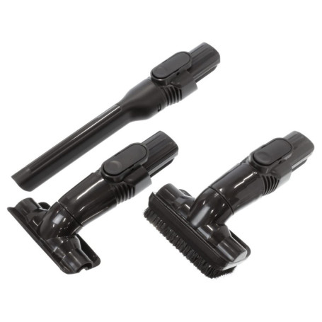 Lot de 3 Brosses à Épousseter Paxanpax avec Suceur Plat pour Tapisserie