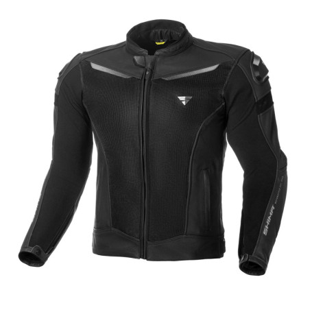 Blouson de Moto SHIMA PISTON en Cuir pour Homme - Protection CE et Confort Urbain
