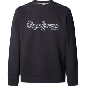 Pull Homme Pepe Jeans Dorian à Col Rond Noir
