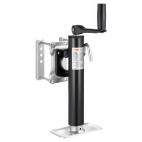 Cric de Remorque VEVOR 907,2 kg - Élévateur Pivotant pour Camping-Car et Utilitaires