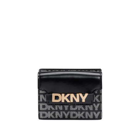 Portefeuille DKNY Avril pour Femme - Étui à Cartes Élégant en Noir