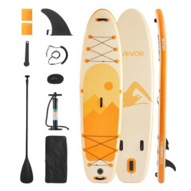 Planche à Pagaie Gonflable VEVOR Ultra-Légère avec Accessoires Complets