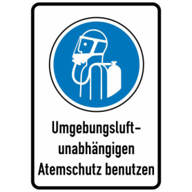 Autocollant de Sécurité Daged - Protection Respiratoire Indépendante - 23 x 16 cm