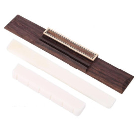 Ensemble de 3 Chevalets en Os pour Guitare Classique - Améliorez Votre Son