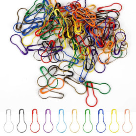 TRKETK 200 Épingles de Sûreté Multicolores en Métal pour Bricolage et Couture