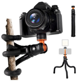 Trépied Flexible TARION pour Smartphone et Appareil Photo - Mini Trépied Portable