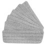 Lot de 6 Tampons Microfibre pour Balai Vaporisateur QWORK - 41x13cm