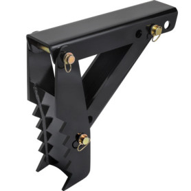 Pouce de Pelle Rétro VEVOR 45,7 cm en Acier Noir avec Fixations Soudées