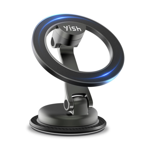 Support Téléphone Magnétique YISH pour Voiture - Rotation 360° et Pliable
