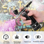Airbrush Ongle, Air Brush Kit aérographe portable avec compresseur, 950 mAh, rechargeable pour le design des ongles, la décorati