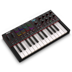 Akai Professional MPK Mini IV Clavier MIDI USB-C pour Débutants et Producteurs - Pads de Batterie MPC, Molettes Pitch et Mod, Lo