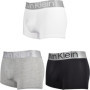 Lot de 3 Boxers Calvin Klein pour Homme en Coton Stretch Multicolore - Taille XL