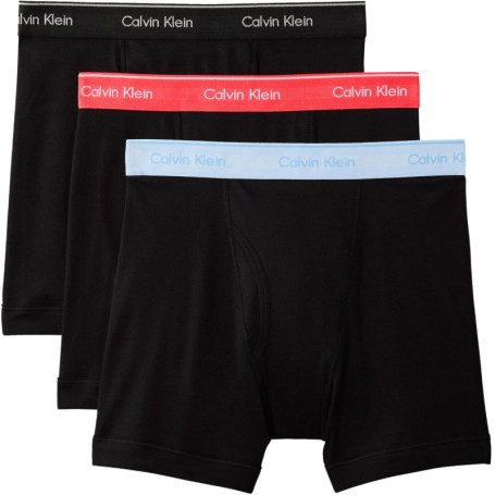 Pack de 3 Boxers Calvin Klein pour Homme - Rose et Noir