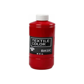 Peinture Textile Rose 500 ml - Lavable et Pratique
