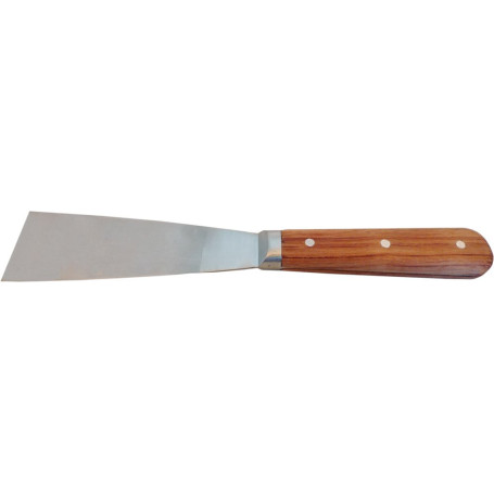 Couteau-Spatule en Acier Inoxydable 40 mm avec Manche en Bois de Rose