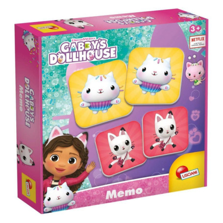 Jeu de Mémoire Gabby's Dollhouse pour Enfants - Développement Cognitif Amusant